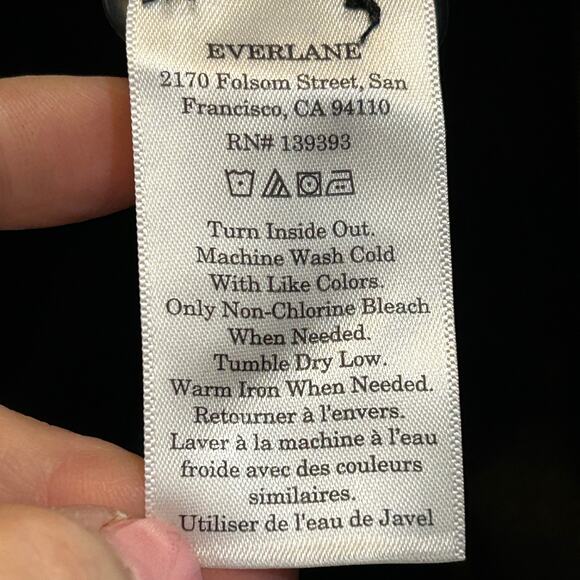 Everlane The Performance Chino Pants Slim Fit Black Men's 33X34 NWT Uniform - Picture 10 of 11